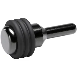 Polica za staklo s brtvom LANNA 3 mm / Crni nikel - 10 kom