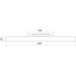LED svjetlo ispod ormarića MAGNOLIA / Antracit