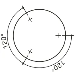 Okretna vješalica LUGANO / Svjetlosiva mat