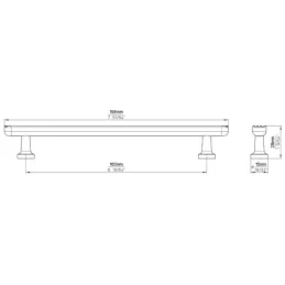 Ručka MAXIM / Brušeno zlato