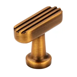 Ručka dugme MAXIM / Brušeni mesing