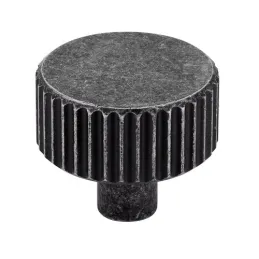 Ručka knopka PREA / Crna patina