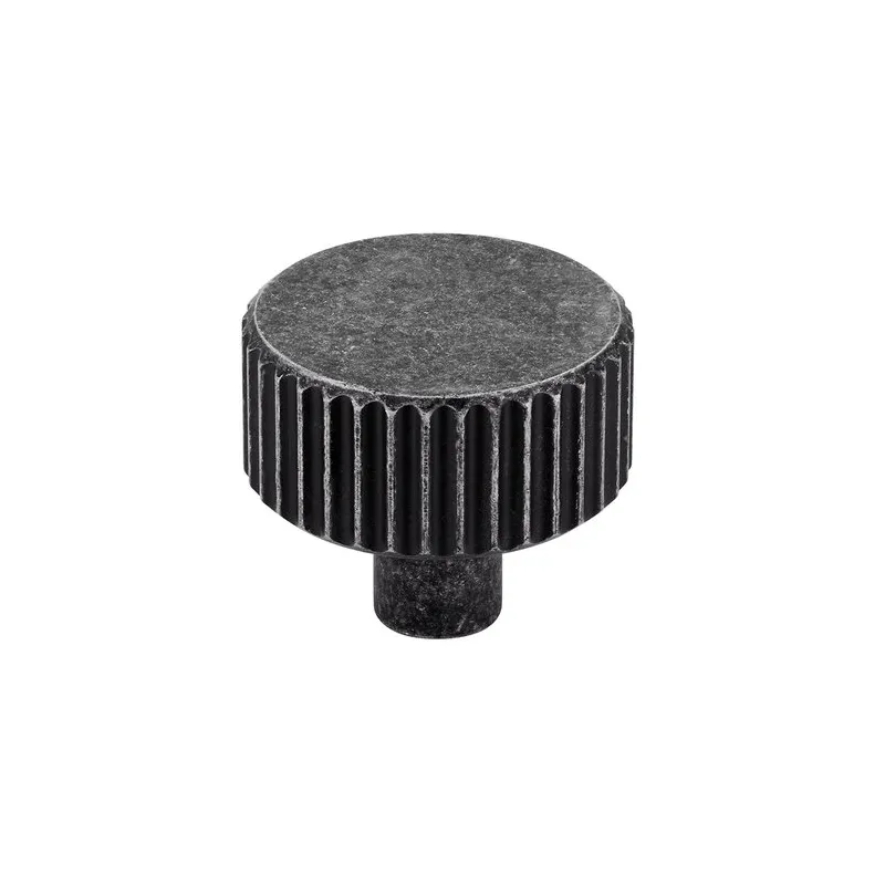 Ručka knopka PREA / Crna patina