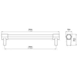 Drvena ručka REIKO / Prirodni hrast