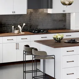 Drvena ručkica knop REIKO / Lakirani hrast