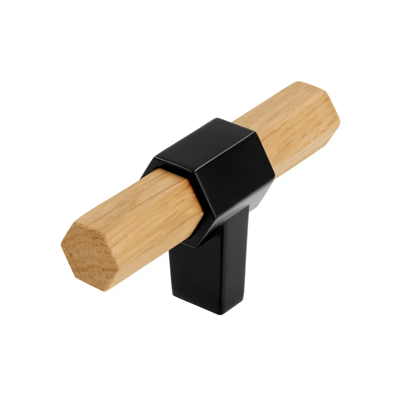 Drvena ručka knopka REIKO / Prirodni hrast