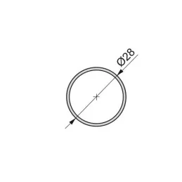 Okrugla vješalica LARGO / Aluminij