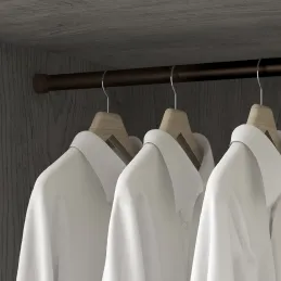 Završetak s poklopcem za vješalicu LARGO / Tamno smeđa