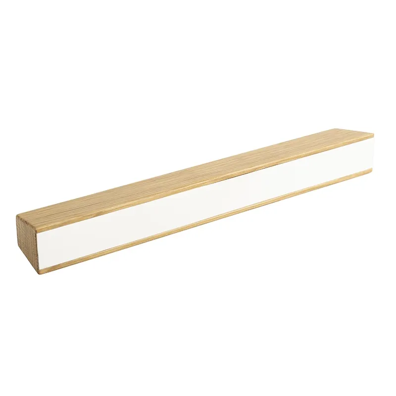 Drvena ručka LUNO / Lakirani hrast - bijela