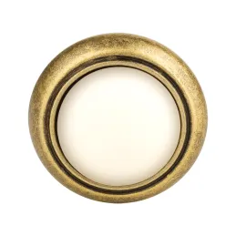 Kvaka VENOS / Starozlatna - bijeli porculan