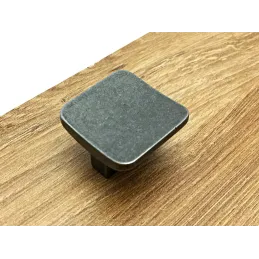 Ručka knopka PERLA / Sjajna patinirana čelik