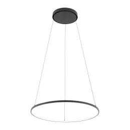 Stropno LED svjetlo CIRCOLO M UNO 600 mm / Crna mat