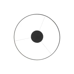 Stropno LED svjetlo CIRCOLO M UNO 600 mm / Crna mat