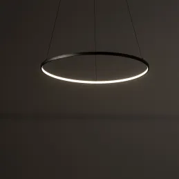 Stropno LED svjetlo CIRCOLO M UNO 600 mm / Crna mat