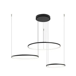 Stropno LED svjetlo CIRCOLO TRIO 1250 mm / Crna mat