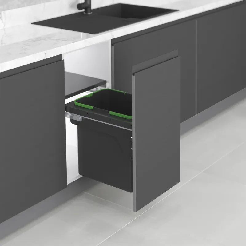 Výsuvni koš za otpad LUXON 6450 - 1x35L / Antracit