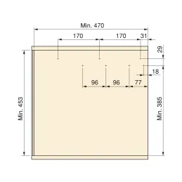 Výsuvni koš za otpad LUXON 6450 - 1x35L / Antracit