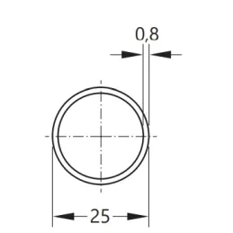 Okrugla vješalica / Mat crna