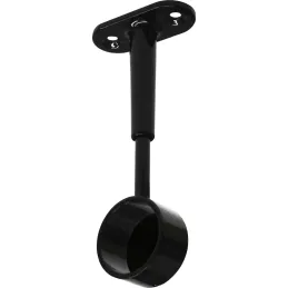 Završetak za okruglu vješalicu - zatvoren / Crna mat