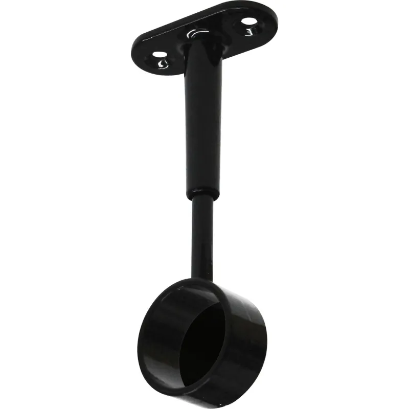 Završetak za okruglu vješalicu - zatvoren / Crna mat