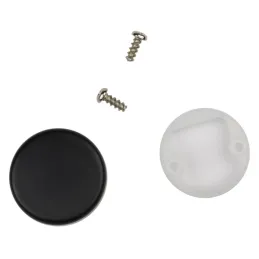 Ukrasni okrugli poklopac za staklo INTERMAT 9904 - 95° / Crna mat
