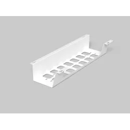 Držač za kabele ispod stola OLYMP / Bijela mat