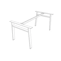 Stolna konstrukcija BENETTI - set / Bijela mat