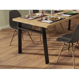 Stolna konstrukcija BENETTI - set / Crna mat