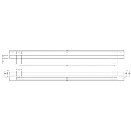 Drvena ručka LEO / Prirodni hrast