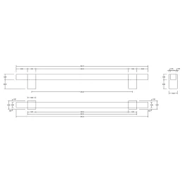 Drvena ručka LEO / Crni hrast