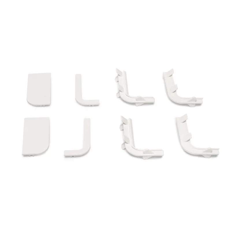 Set PVC završetaka za profile VION - L / Bijela mat