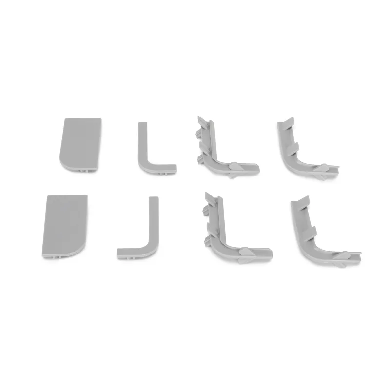 Set PVC završetaka za profile VION - L / Aluminij