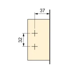 Podloga za vješalice s 3D ekscentrom CLIP X91 / Nikal