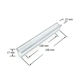 Ručkica SILVANO / Sjajni krom