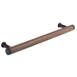 Drvena ručka SOHO / Orah lakirani - crna mat