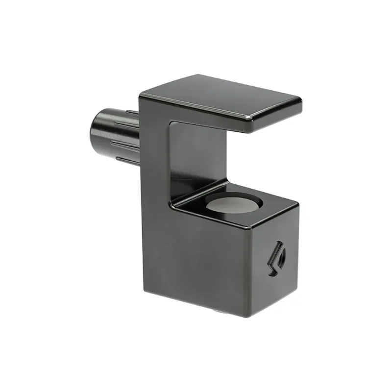 Držač staklene police GRACE 5-6 mm / Crni nikal - 10 kom