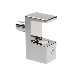 Držač staklene police GRACE 8 mm / Sjajni krom - 10 kom