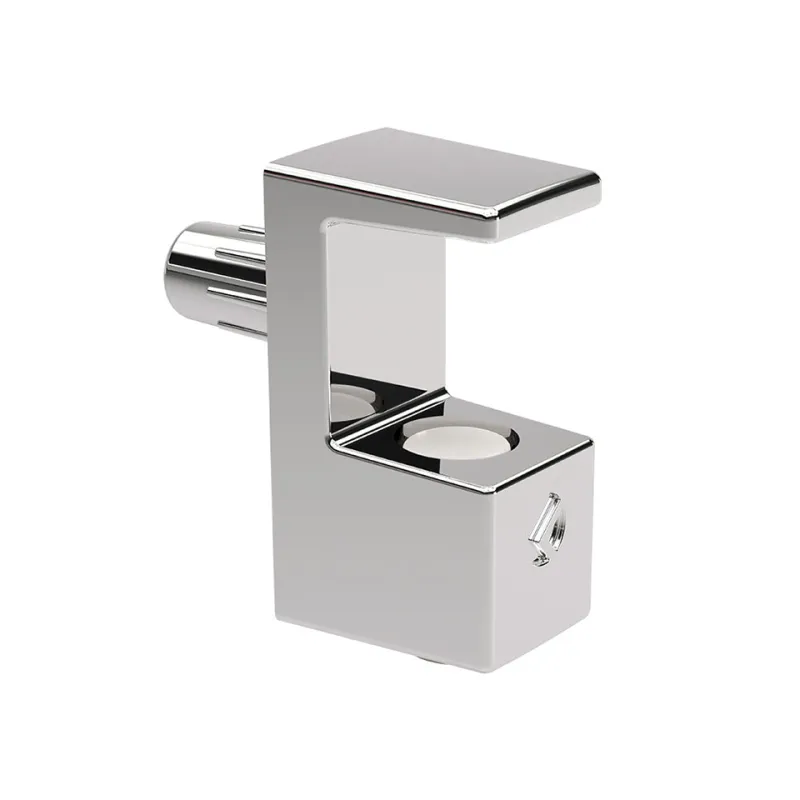 Držač staklene police GRACE 8 mm / Sjajni krom - 10 kom