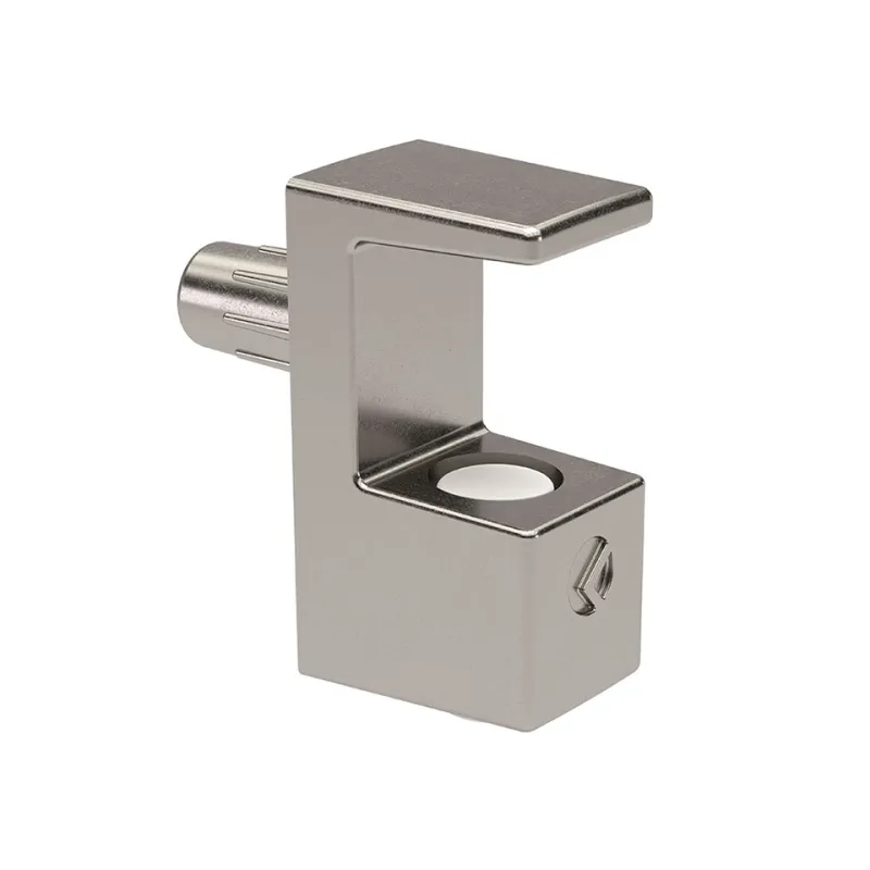 Držač staklene police GRACE 8 mm / Nikal - 10 kom