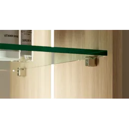 Držač staklene police GRACE 8 mm / Nikal - 10 kom