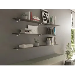 Držač police OMEGA / Crna mat