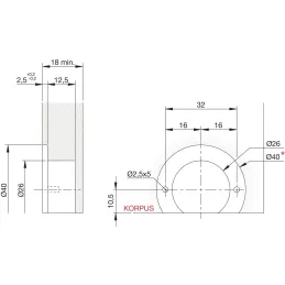 Závjes za donja preklopna vrata KIMANA SKIN / Nikal
