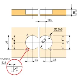 Závjes za donja preklopna vrata KIMANA SKIN / Nikal