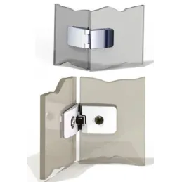 Závjes za staklena vrata SEE-ME / Sjajni krom