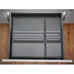 Koš za otpadke za ladicu SISTEMA 9XL 600 mm / Siva