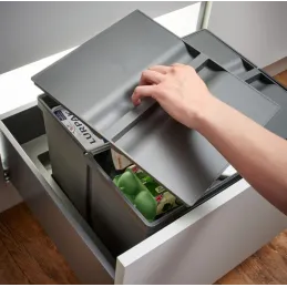 Kanta za otpad za ladicu SISTEMA 9XL 900 mm / Siva