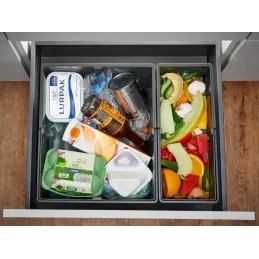 Kanta za otpad za ladicu SISTEMA 9XL 900 mm / Siva