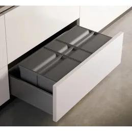 Kanta za otpad za ladicu SISTEMA 9XL 900 mm / Siva