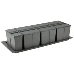 Koš za otpadke za ladicu SISTEMA 9XL 1200 mm / Siva