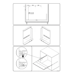 Ugrađena obloga za kante za otpad SISTEMA 9XL / Siva